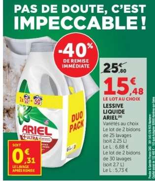 LESSIVE LIQUIDE "ARIEL"