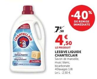 LESSIVE LIQUIDE "CHANTECLAIR"