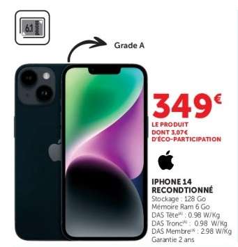 IPHONE 14 RECONDITIONNÉ
