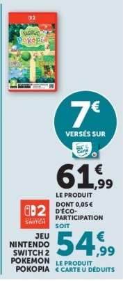 Jeu Nintendo Switch 2 Pokemon Pokopia