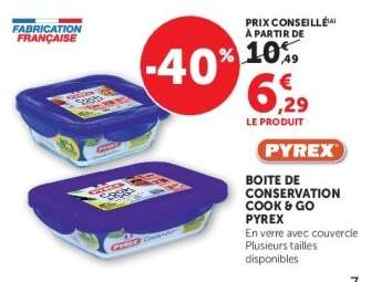 BOITE DE CONSERVATION COOK & GO PYREX