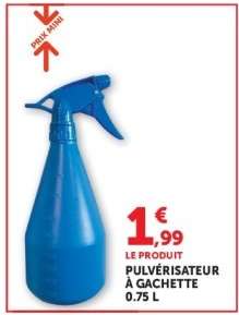 Pulvérisateur à Gachette