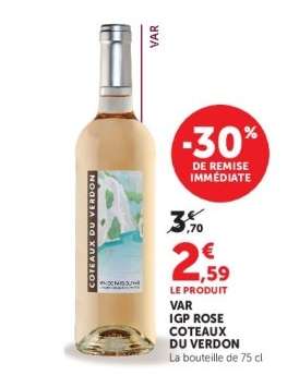 VAR IGP ROSE COTEAUX DU VERDON
