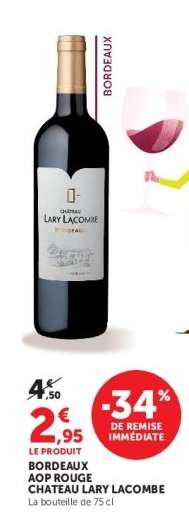 BORDEAUX AOP ROUGE CHATEAU LARY LACOMBE