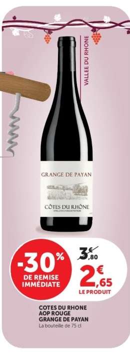 COTES DU RHONE AOP ROUGE GRANGE DE PAYAN
