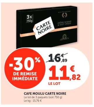 Café Moulu Carte Noire