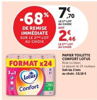 Papier Toilette Confort Lotus