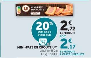 MINI-PÂTÉ EN CROUTE U