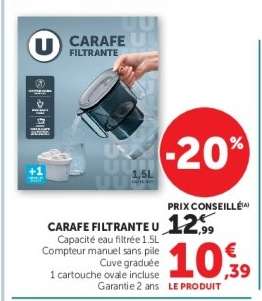 CARAFE FILTRANTE U