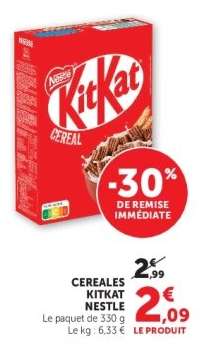 Céréales Kitkat Nestlé