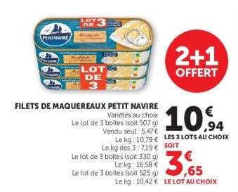 Filets de Maquereaux 'Petit Navire'