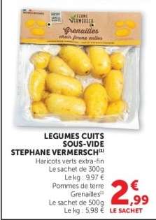 LEGUMES CUITS SOUS-VIDE STEPHANE VERMERSCH