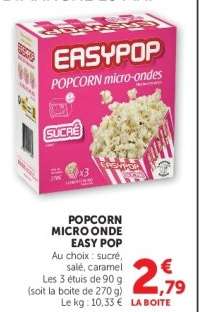 POPCORN MICRO ONDE EASY POP