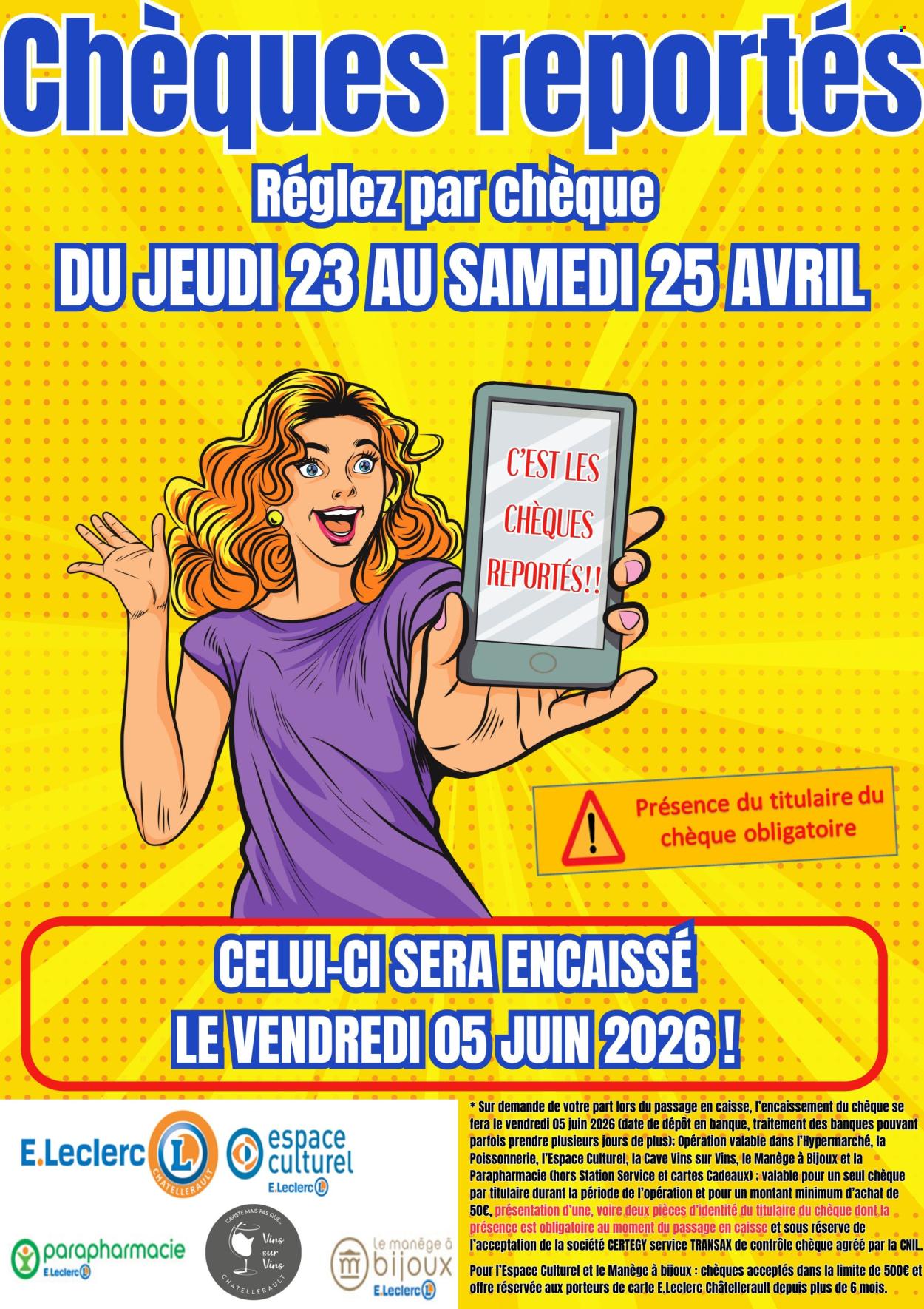 Catalogue E.Leclerc - 19/04/2026 - 25/04/2026. Page 1