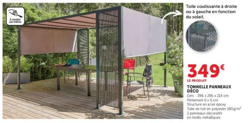 TONNELLE PANNEAUX DÉCO