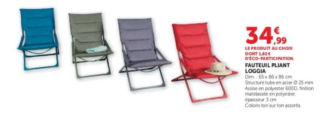 Fauteuil Pliant Loggia