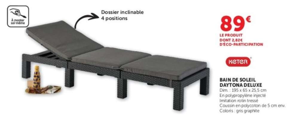 Bain de Soleil Daytona Deluxe