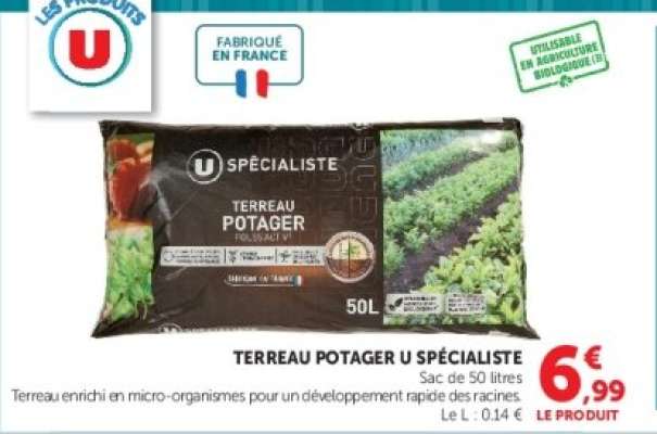 TERREAU POTAGER U SPÉCIALISTE