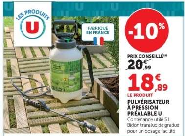 Pulvérisateur à pression préalable U