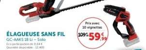 Élagueuse sans fil