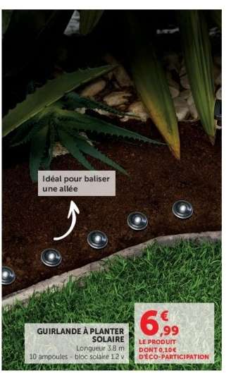 GUIRLANDE À PLANTER SOLAIRE