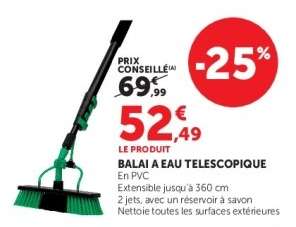 BALAI A EAU TELESCOPIQUE