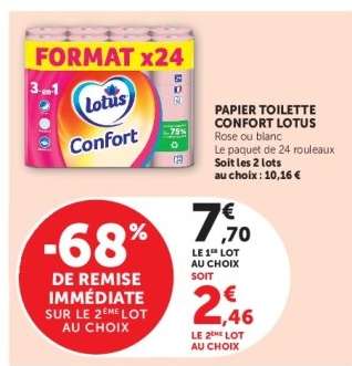 Papier Toilette Confort Lotus