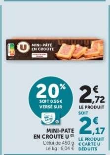 MINI-PÂTÉ EN CROUTE U