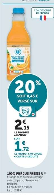 100% PUR JUS PRESSE U