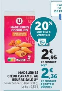 MADELEINES CŒUR CARAMEL AU BEURRE SALÉ
