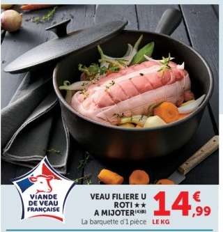 Veau Filière U Rôti à Mijoter