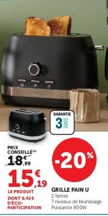 GRILLE PAIN U