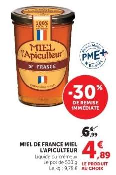 MIEL DE FRANCE MIEL L'APICULTEUR