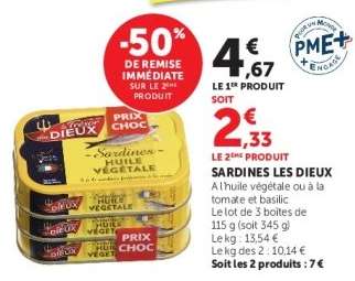 Sardines Les Dieux