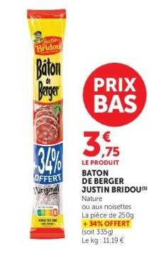 Bâton De Berger Justin Bridou
