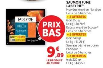 SAUMON FUMÉ LABEYRIE