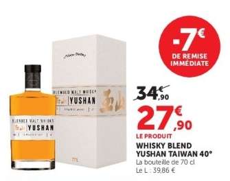 WHISKY BLEND YUSHAN TAIWAN 40°