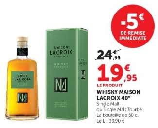 WHISKY MAISON LACROIX 40°