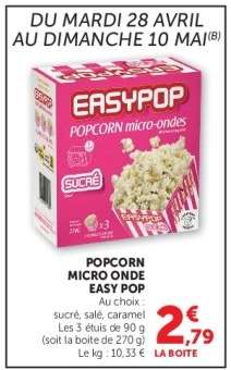 POPCORN MICRO ONDE EASY POP