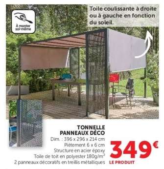 TONNELLE PANNEAUX DÉCO