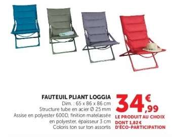 Fauteuil Pliant Loggia