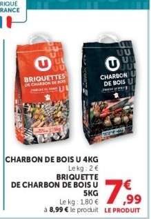 Charbon de Bois U 4kg