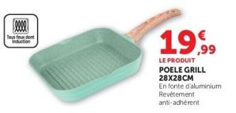 Poêle Grill 28x28cm