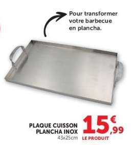 PLAQUE CUISSON PLANCHA INOX