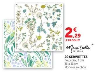 20 Serviettes