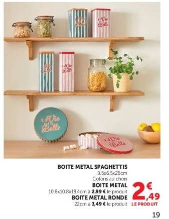 BOITE METAL SPAGHETTIS