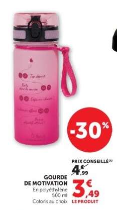 GOURDE DE MOTIVATION