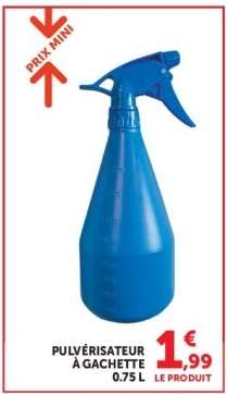 Pulvérisateur à Gachette