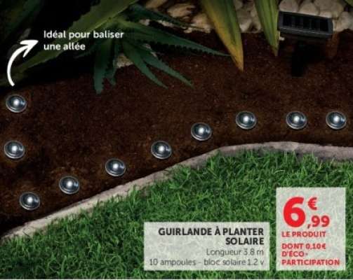 GUIRLANDE À PLANTER SOLAIRE