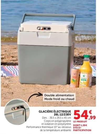 Glacière Électrique 26L 12/230V